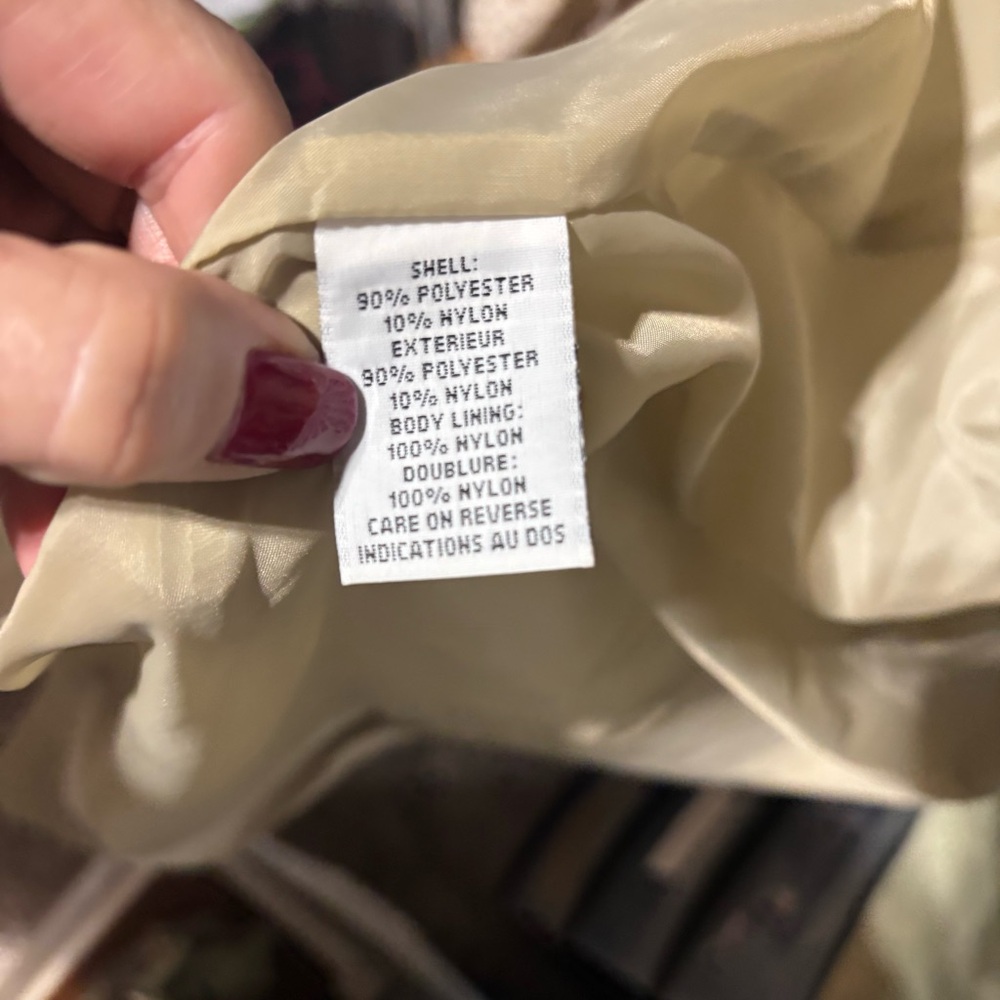 ❤️Talbots Everyday Classic Trench Coat-Sz 20 - Picture 8 of 8